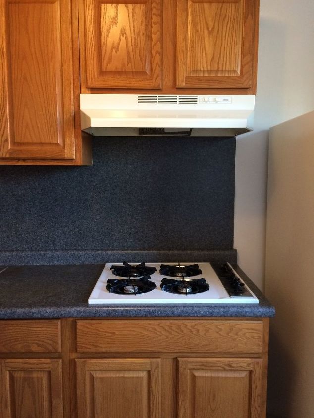 how to cover up this blue laminate backsplash