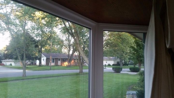 q how do i install cellular shades on a vinyl bay window , window treatments, windows