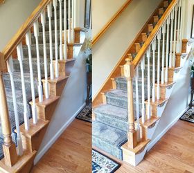 how to transform your stairs from boring to alluring, foyer, how to, painting, stairs