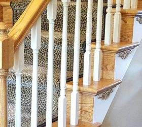 how to transform your stairs from boring to alluring, foyer, how to, painting, stairs