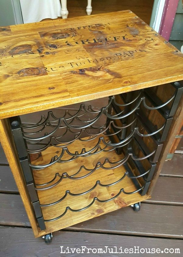 thrift store upcycle wine rack end table, how to, living room ideas, painted furniture, repurposing upcycling