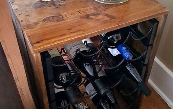 Thrift Store Upcycle: Wine Rack End Table