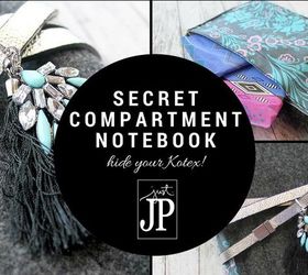 period kit for school diy secret compartment notebook cover clutch, crafts