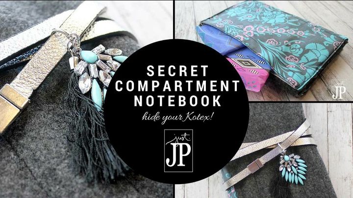 period kit for school diy secret compartment notebook cover clutch, crafts