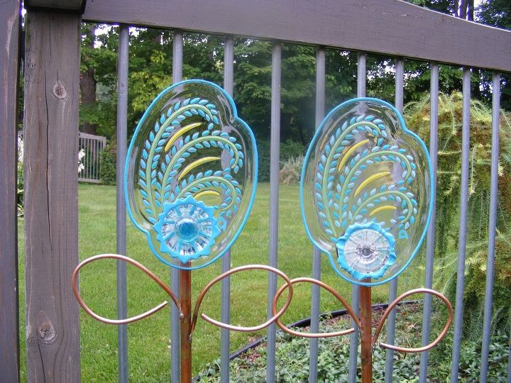 glass florals for the hometalk challenge