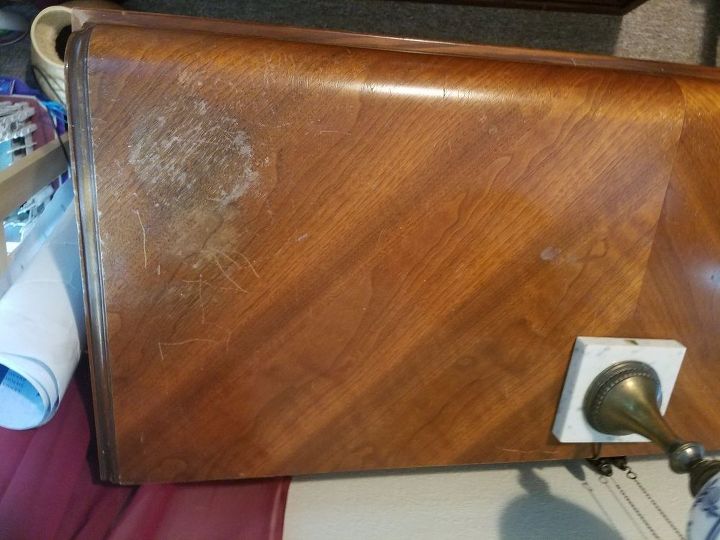 refinishing a cedar chest, This is a picture of the water stain