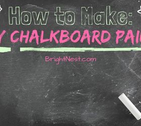 how to make diy chalkboard paint, chalkboard paint, crafts, how to