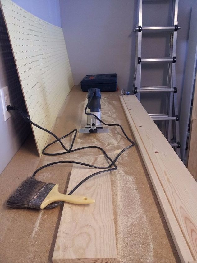 diy garage wall cabinet with sliding door