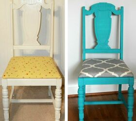 quick easy chair makeover, painted furniture