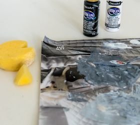 faux marble tray an easy diy, crafts, how to, painting