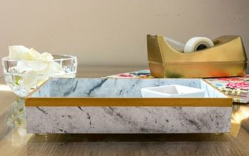 Faux Marble Tray - An Easy DIY