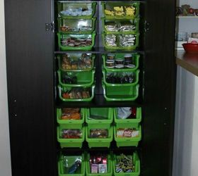these are the pantry organizing hacks that you ve been waiting for, Store snacks in bins to keep foods separated