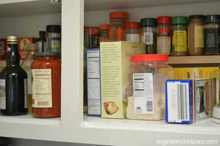 these are the pantry organizing hacks that you ve been waiting for, Build a mini shelf for more space