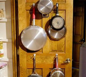 these are the pantry organizing hacks that you ve been waiting for, Install hooks to hold pots and pans