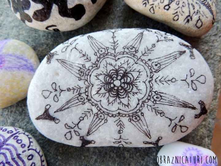 sweet memories of summer doodling on stones from greece, crafts, how to
