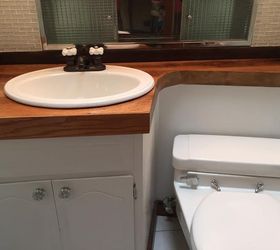 redo of mid century modern half bathroom, bathroom ideas