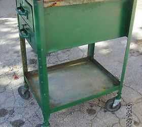 q vintage industrial cart, repurpose household items, repurposing upcycling