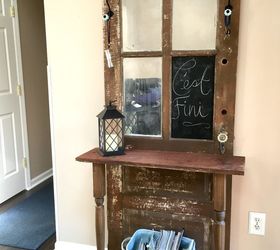 Repurposed Door Hall Tree Hometalk