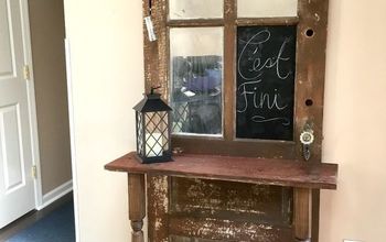 Repurposed Door Hall Tree