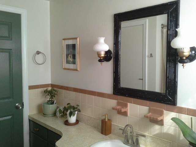 vintage bathroom makeover, bathroom ideas, home decor, home improvement, painting