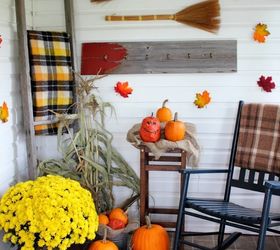 the talentless decorator s guide to fall porch decor, crafts, how to, porches, seasonal holiday decor