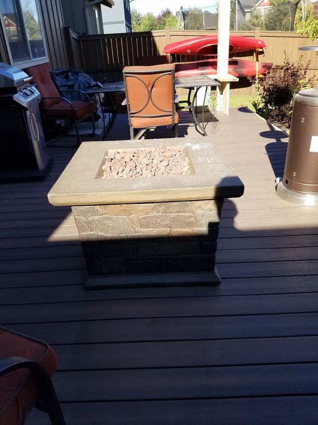 q what is the best way to refinish top of fire pit that is peeling off, concrete masonry, concrete repair, outdoor living, painting
