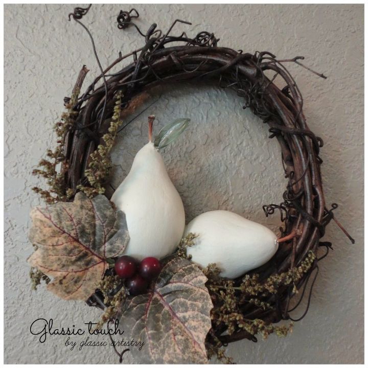a little something for fall simple diy fall wreaths, crafts, how to, seasonal holiday decor, thanksgiving decorations, wreaths