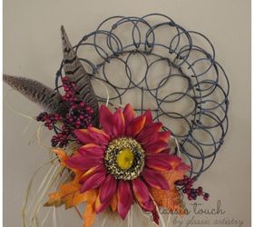 a little something for fall simple diy fall wreaths, crafts, how to, seasonal holiday decor, thanksgiving decorations, wreaths