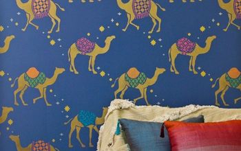 Cómo hacer un patrón de papel pintado metálico de camellos marroquíes
