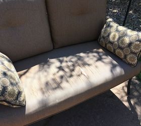replacing patio furniture cushions, Odd shaped cushions totally ruined