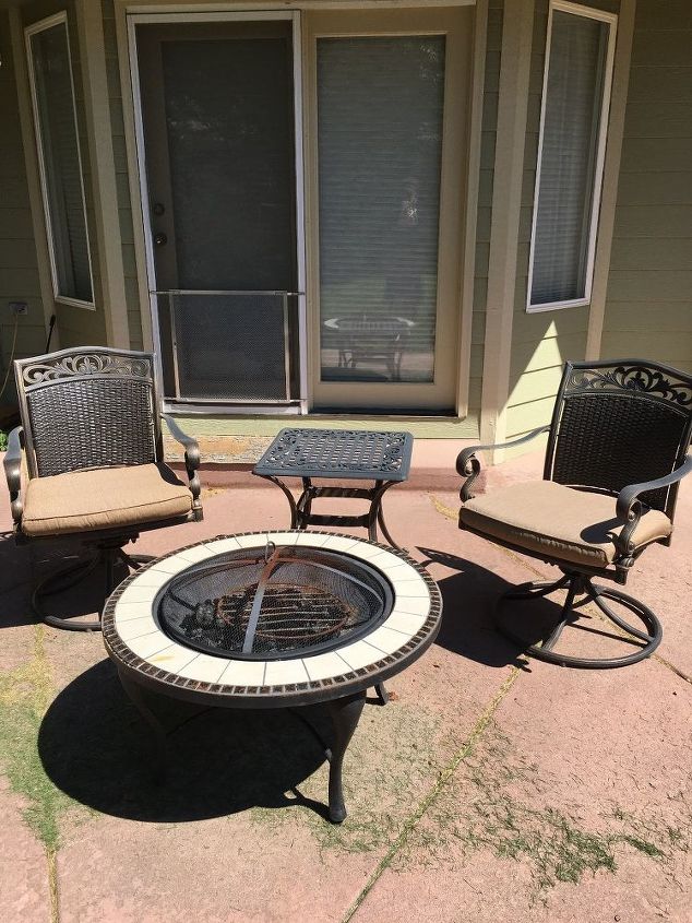 replacing patio furniture cushions, Two more chairs