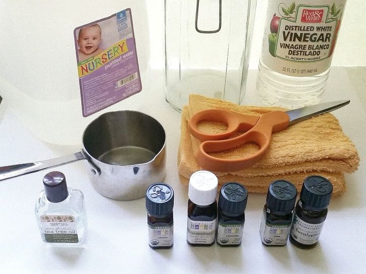 non toxic reusable diy cleaning wipes made from old tees towels, A few ingredients and rags is all you need