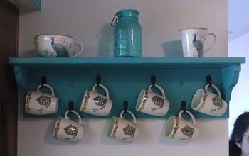 An Ugly Shelf Becomes Functional and Pretty!