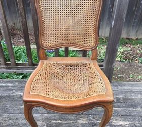 Restyled French Cane Chair | Hometalk