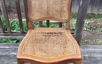  cadeira de cana francesa restaurada