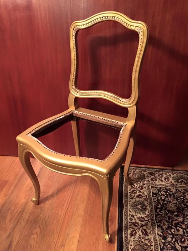 restyled french cane chair, how to, painted furniture, reupholster