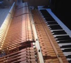 looking for ideas how to repurpose piano keys and hammers
