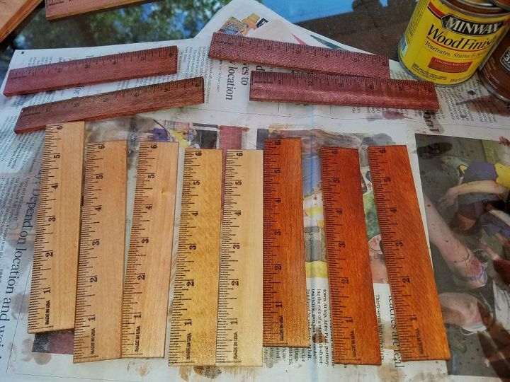ruler boxes how to update a box using rulers, crafts, how to, painting, storage ideas