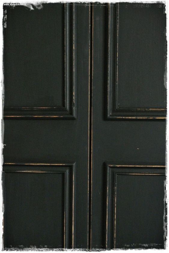 a twist on a barndoor , doors, painting, rustic furniture, wall decor