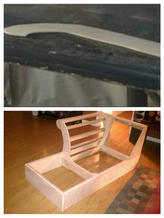 from recycled junk to stunning creation, how to, reupholster, woodworking projects