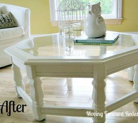 your quick catalog of gorgeous coffee table makeover ideas, This painted one that looks so pristine