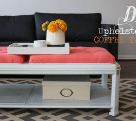 your quick catalog of gorgeous coffee table makeover ideas, This upholstered one with cushions
