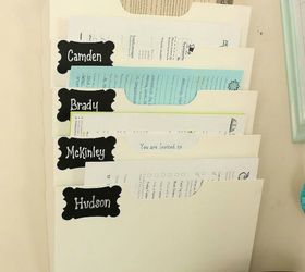 s 13 easy organizing ideas to keep you sane throughout the school year, organizing, Make a bin labeled for each child s papers
