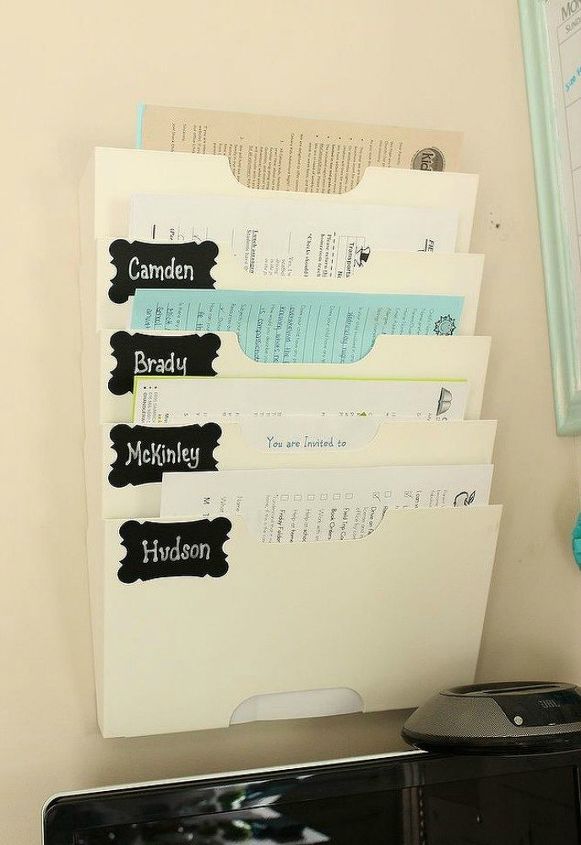 13 sencillas ideas de organizacin para mantener la cordura durante el ao escolar, Organizaci n del papel para la vuelta al cole