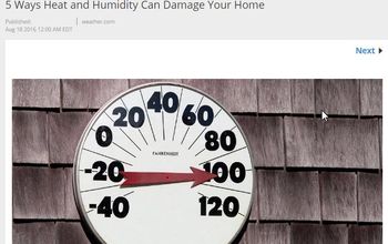 Avoid Home Damage by Heat and Humidity