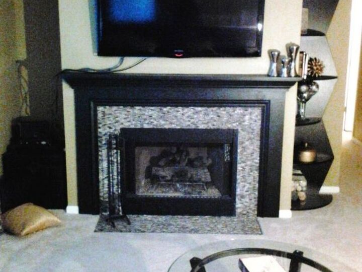 q fireplace and surrounding area needs a makeover, fireplace makeovers, fireplaces mantels, This is a picture of the entire wall area the fireplace the 2 side areas