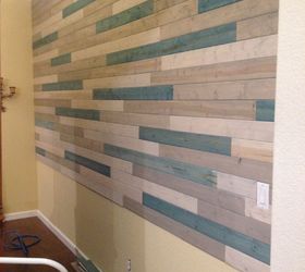 planked dinning room wall, dining room ideas, how to, wall decor