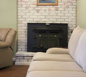 fireplace makeover using chalk paint, chalk paint, fireplace makeovers, fireplaces mantels, painting