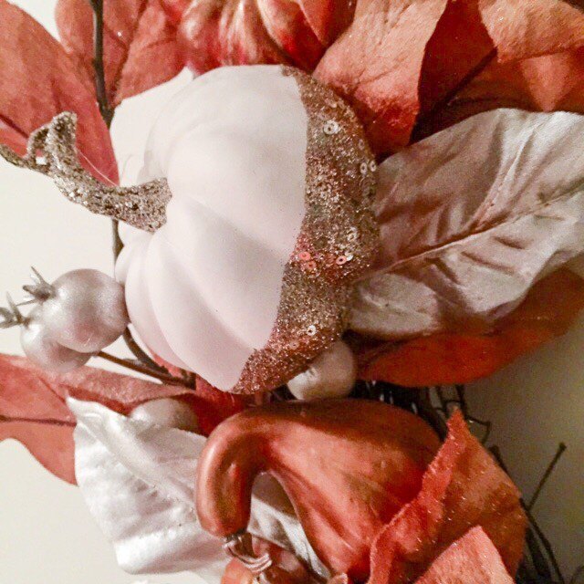 diy rustic glam fall wreath, crafts, seasonal holiday decor, wreaths