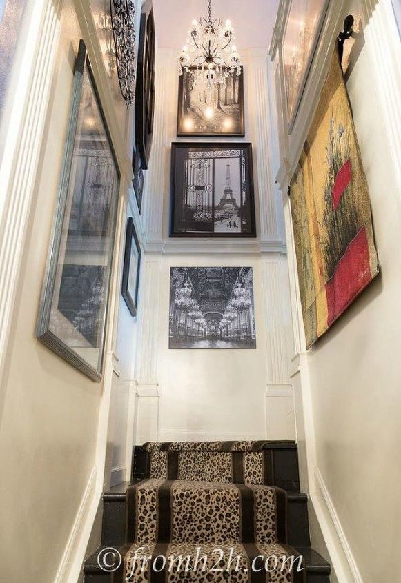if your stairway walls are empty here s what you re missing, A place to hang a dramatic chandelier